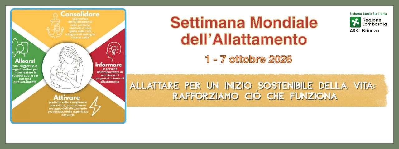 Settimana Mondiale dell'Allattamento 2026