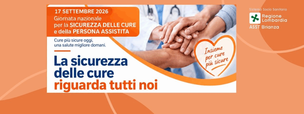Giornata della sicurezza delle cure e della persona assistita 2026
