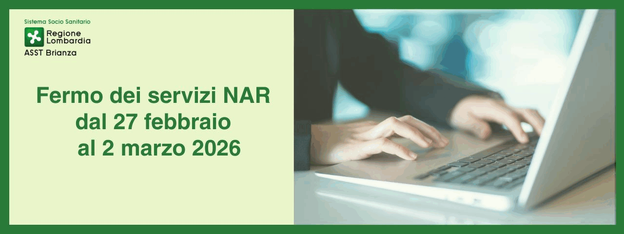 Progetto Anagrafe Nazionale degli Assistiti - Fermo servizi NAR